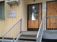 20140820 161428  After the Chernobyl Tour we had a lunch in this building. This is in Chernobyl town it self. The microsieverts level is here around 0.14 - 0.20.