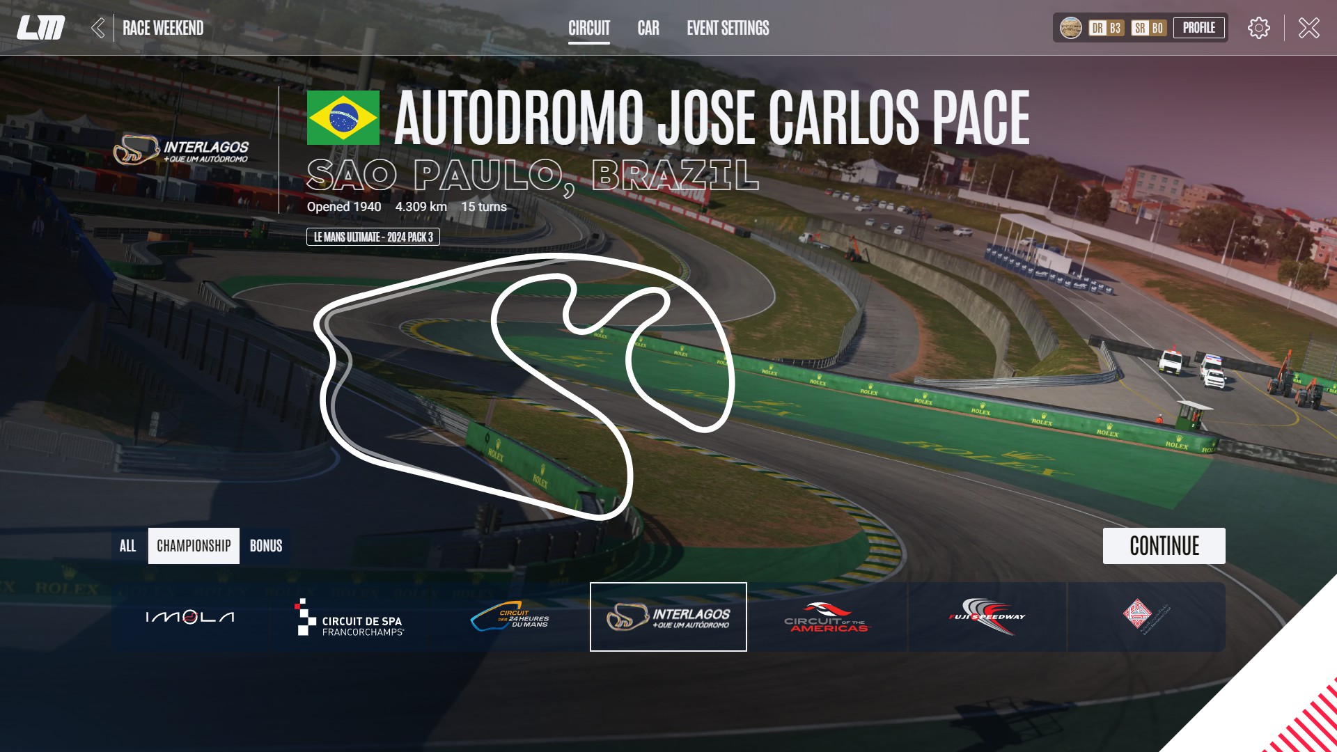Track: Autódromo José Carlos Pace Grand Prix
