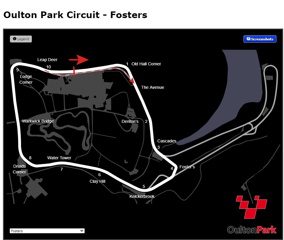 Track: Oulton Park Circuit Fosters