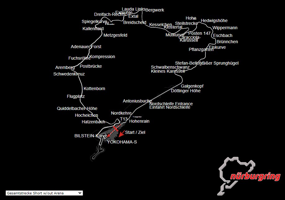 Track: Nürburgring Combined Gesamtstrecke Short w/out Arena