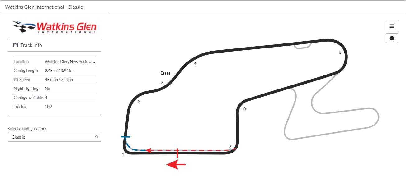 Track: Watkins Glen International Classic